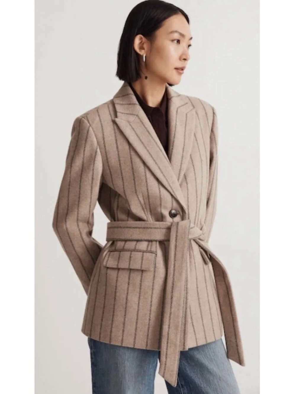 Madewell The Bedford Oversized Blazer Size 14
